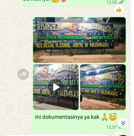 Pengiriman Papan Bunga Duka Cempaka Baru