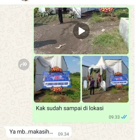 Pengiriman Karangan Bunga Cempaka Baru