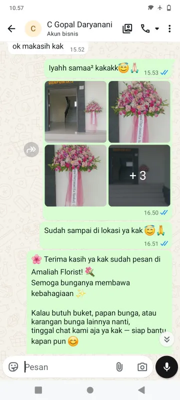 Pengiriman Karangan Bunga Cempaka Baru