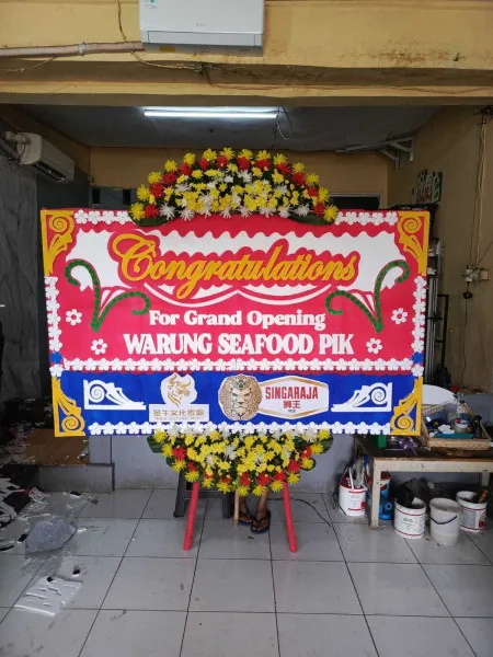 Papan Bunga Ucapan Selamat Cempaka Baru